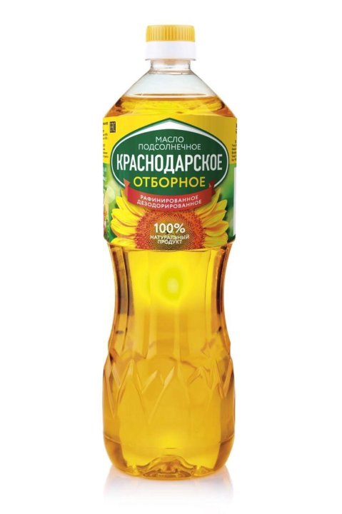 Масло подсолнечное раф., в/с 1л «Краснодарское» купить в Крыму - Сушиман